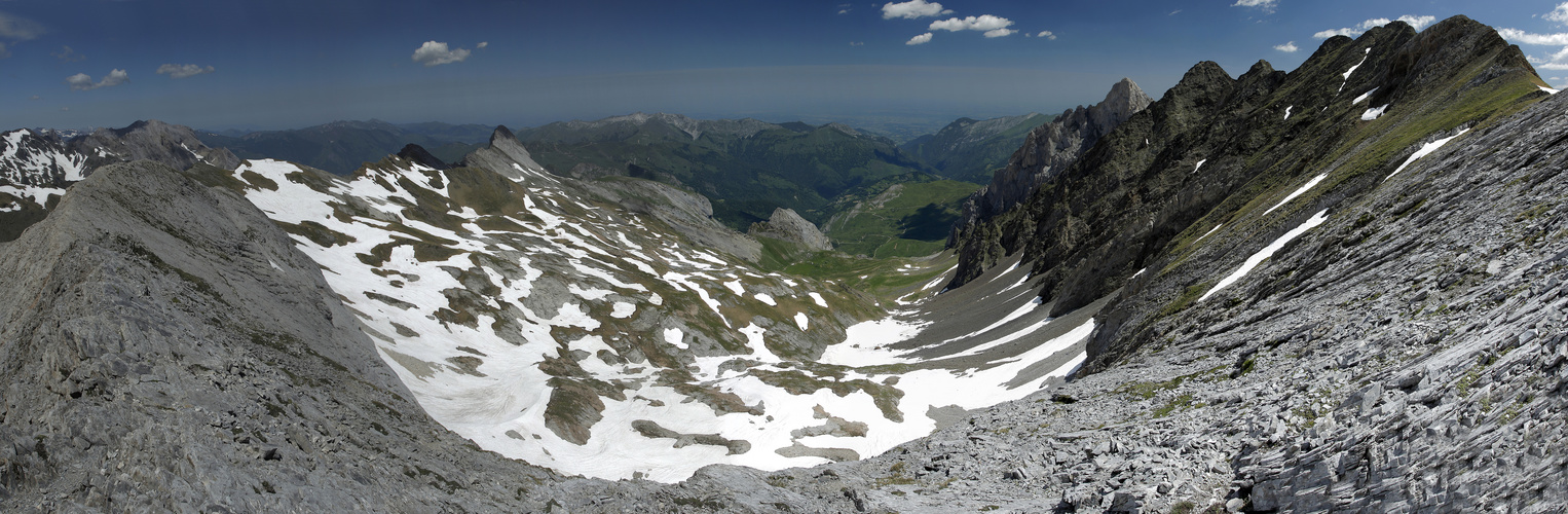 Sur la crête