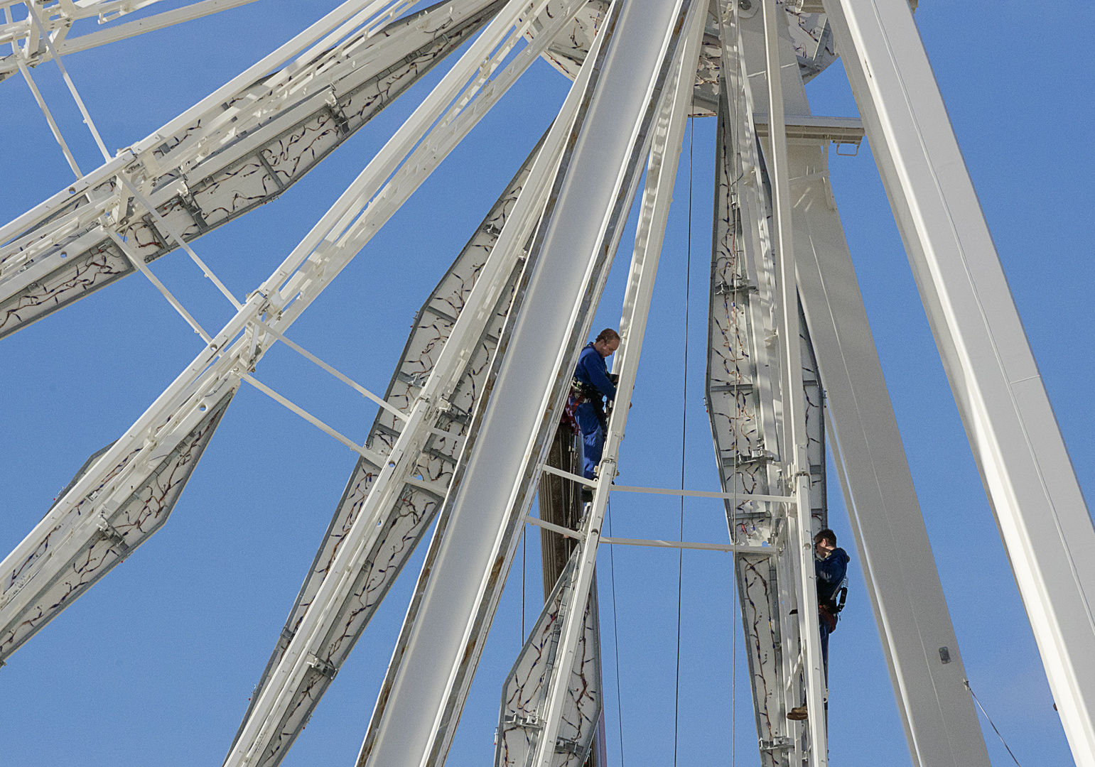 Sur la grande roue de Paris