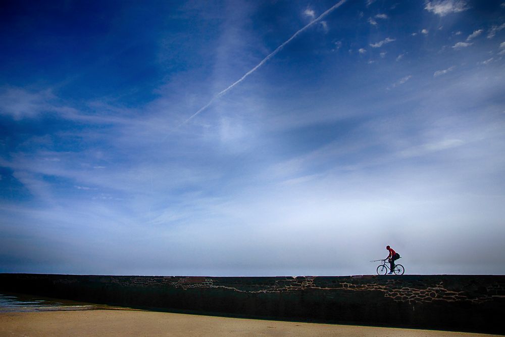 Sur la jetée 