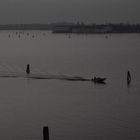 Sur la lagune de Venise au petit matin...