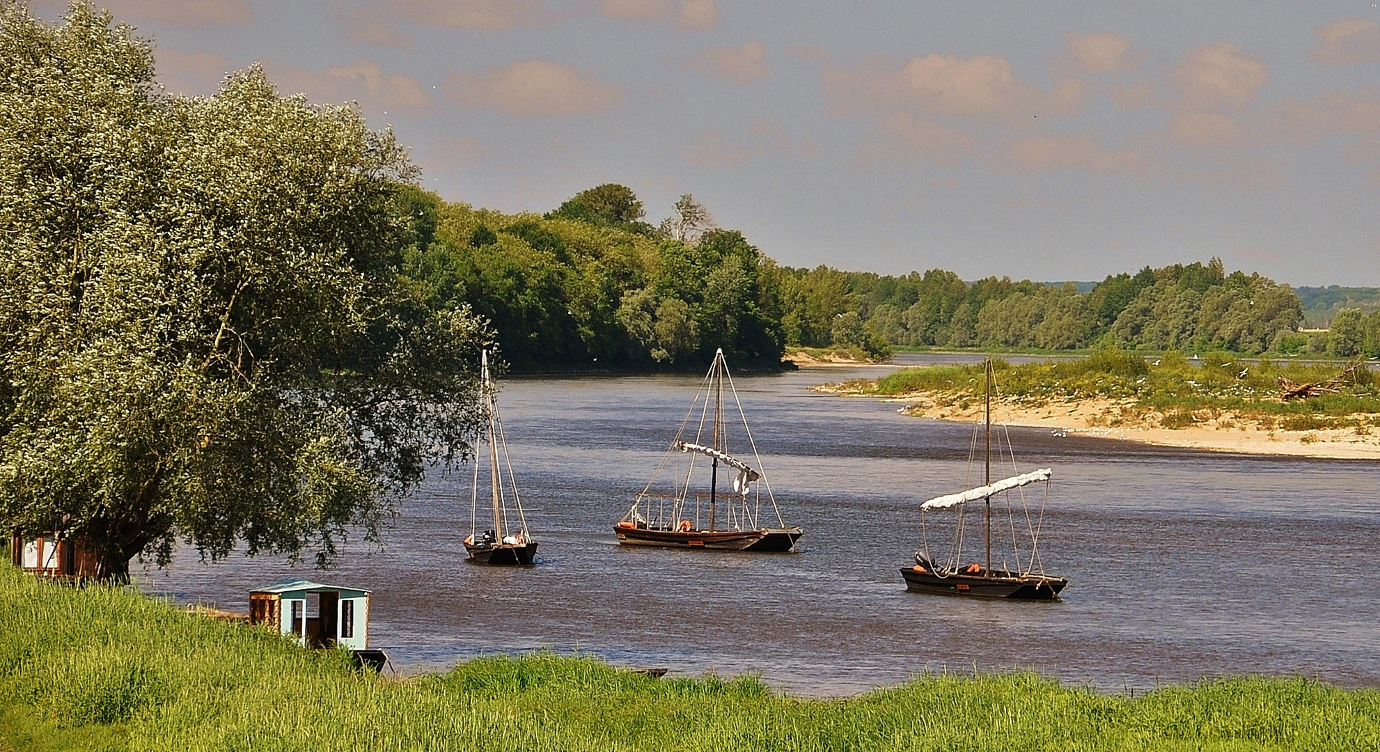 Sur la Loire.