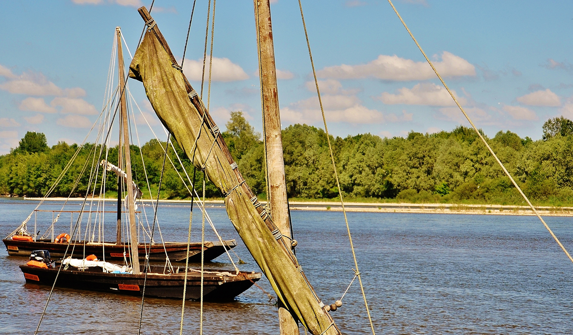 Sur la Loire.