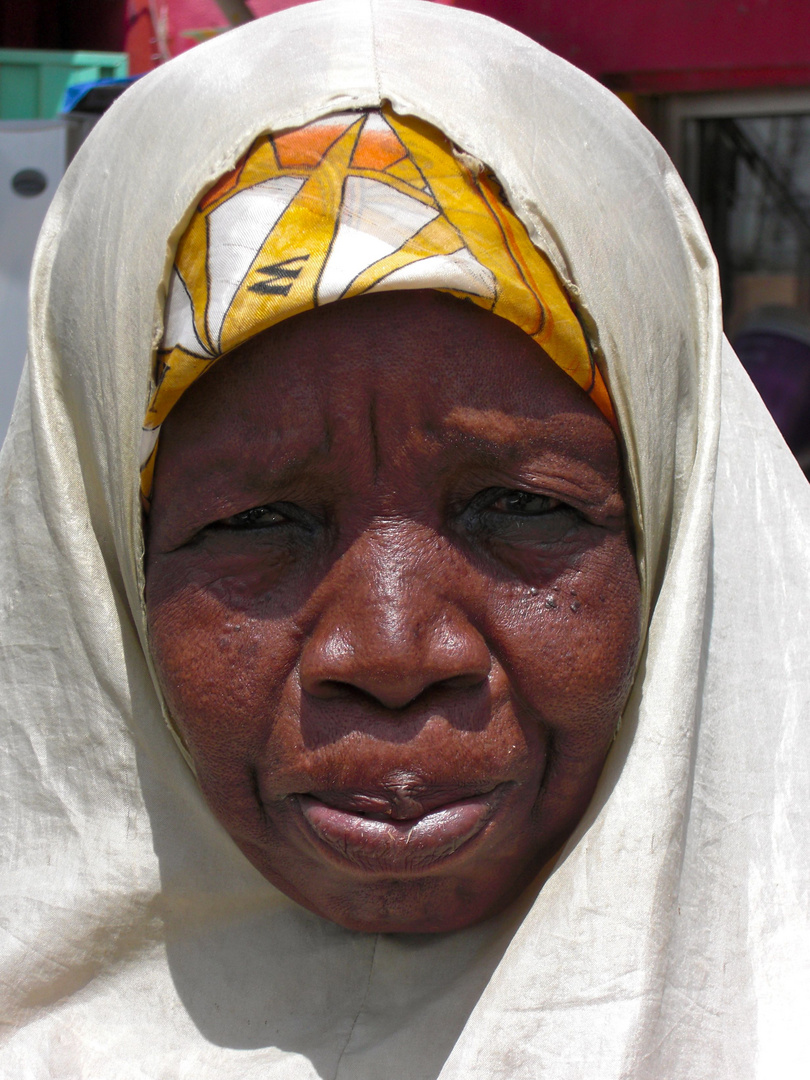 Sur la marché de Kano