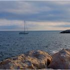 Sur la mer calmée