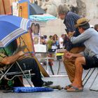 Sur la Piazza Navona ( Rome - Italie)