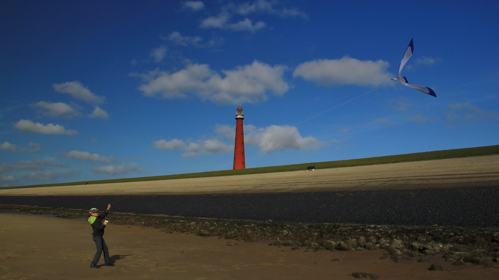 Sur la plage