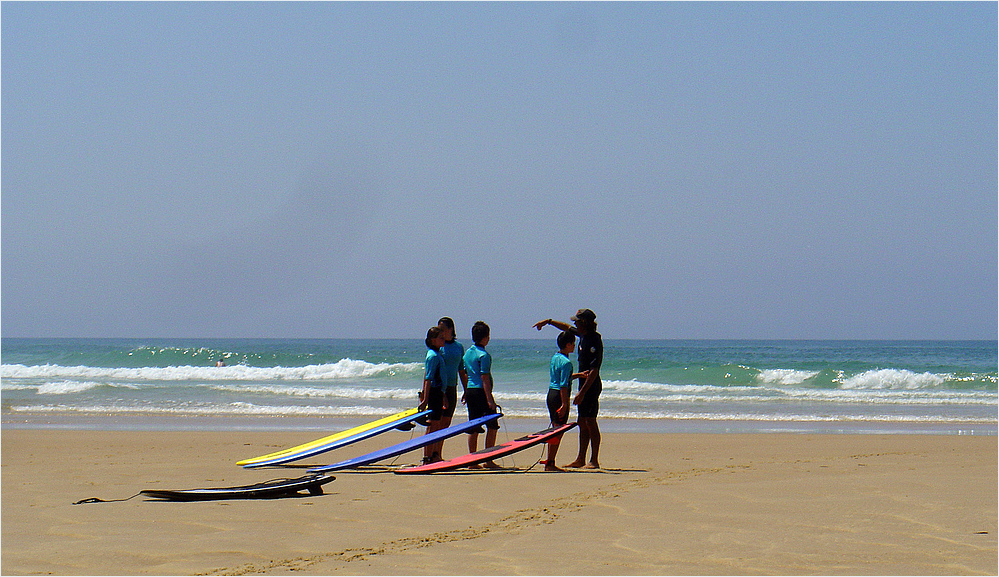 Sur la plage - 4 -- Briefing -- Am Strand - 4