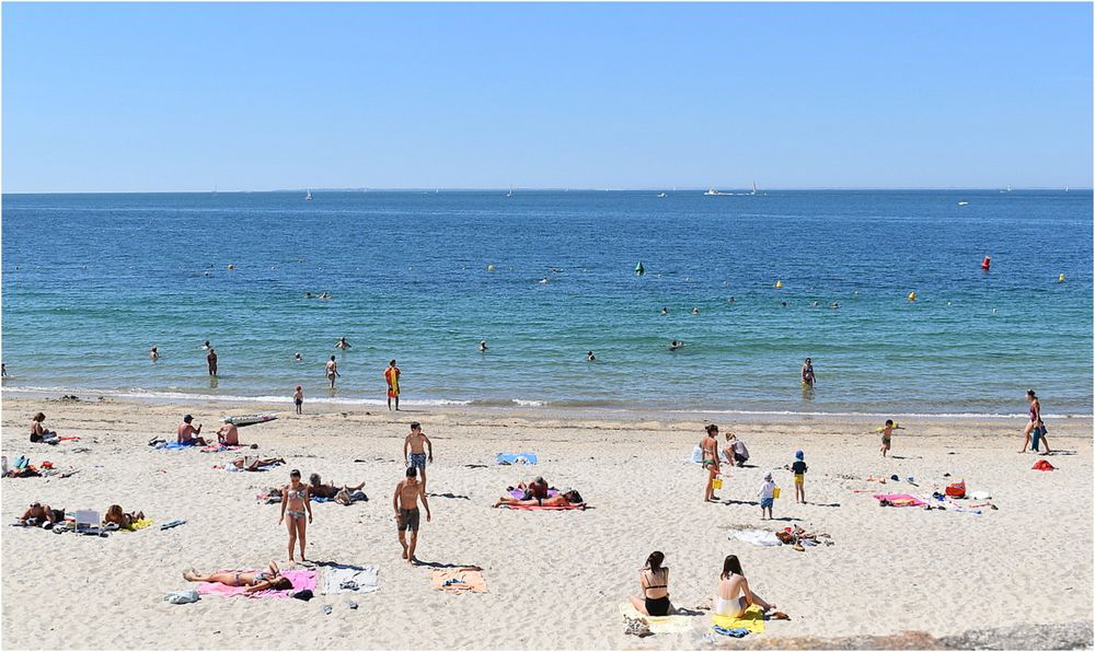 sur la plage