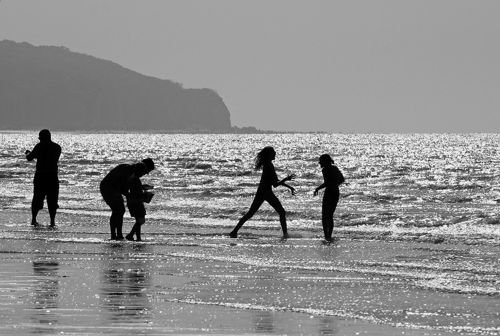 sur la plage