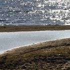 Sur la plage abandonnée...