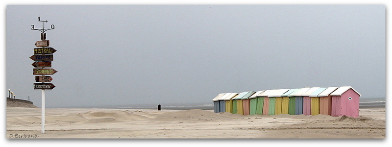 sur la plage abandonnée.....Berck sur mer