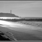 Sur la plage d'Anglet un 26 octobre