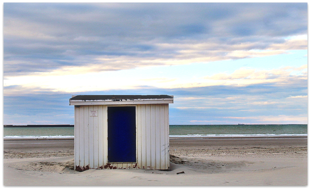 sur la plage de Boulogne