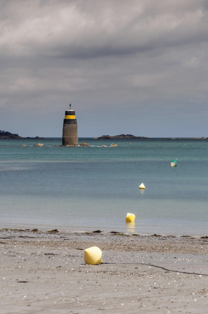 Sur la plage de Saint-Quay-Portrieux