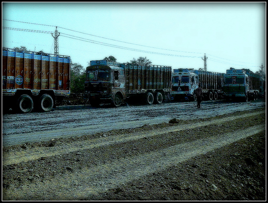 Sur la roure vers Agra 