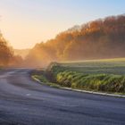 Sur la route au petit matin