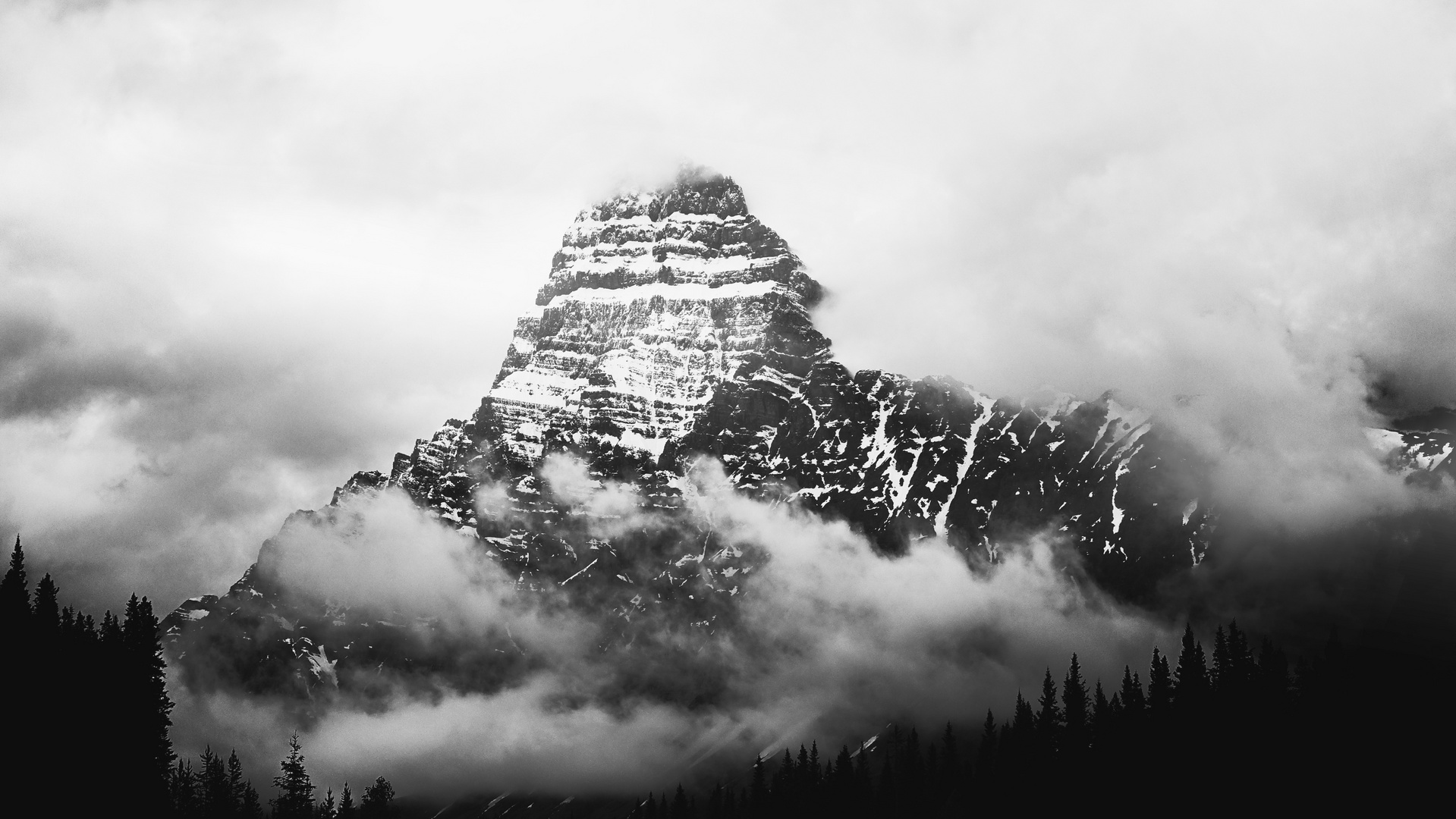 Sur la route de Jasper, Alberta, Canada