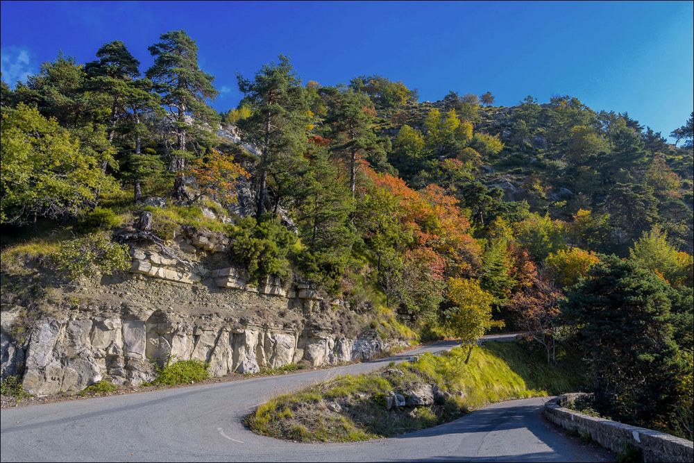 Sur la route de Lucèram