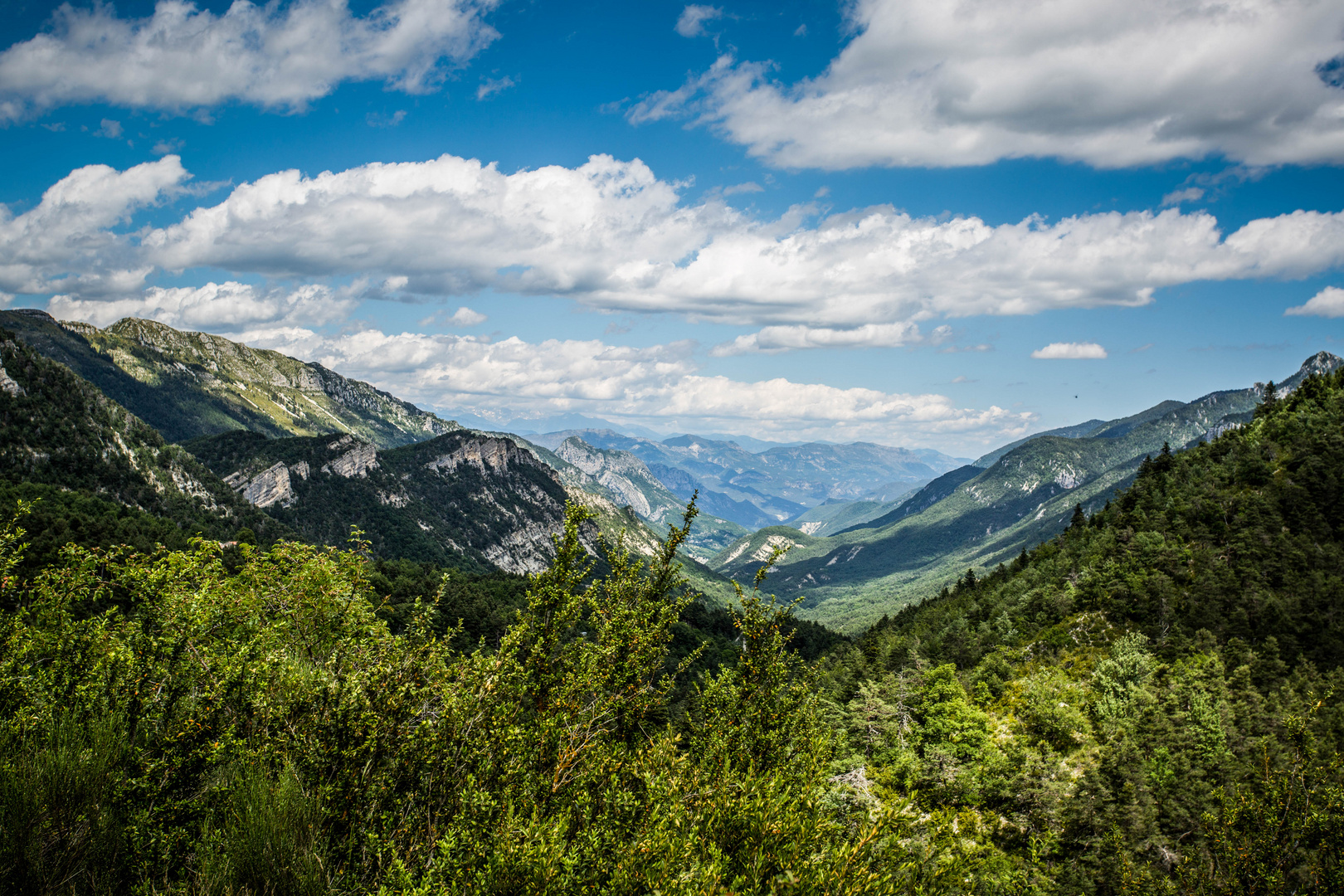 Sur la route de Thorenc