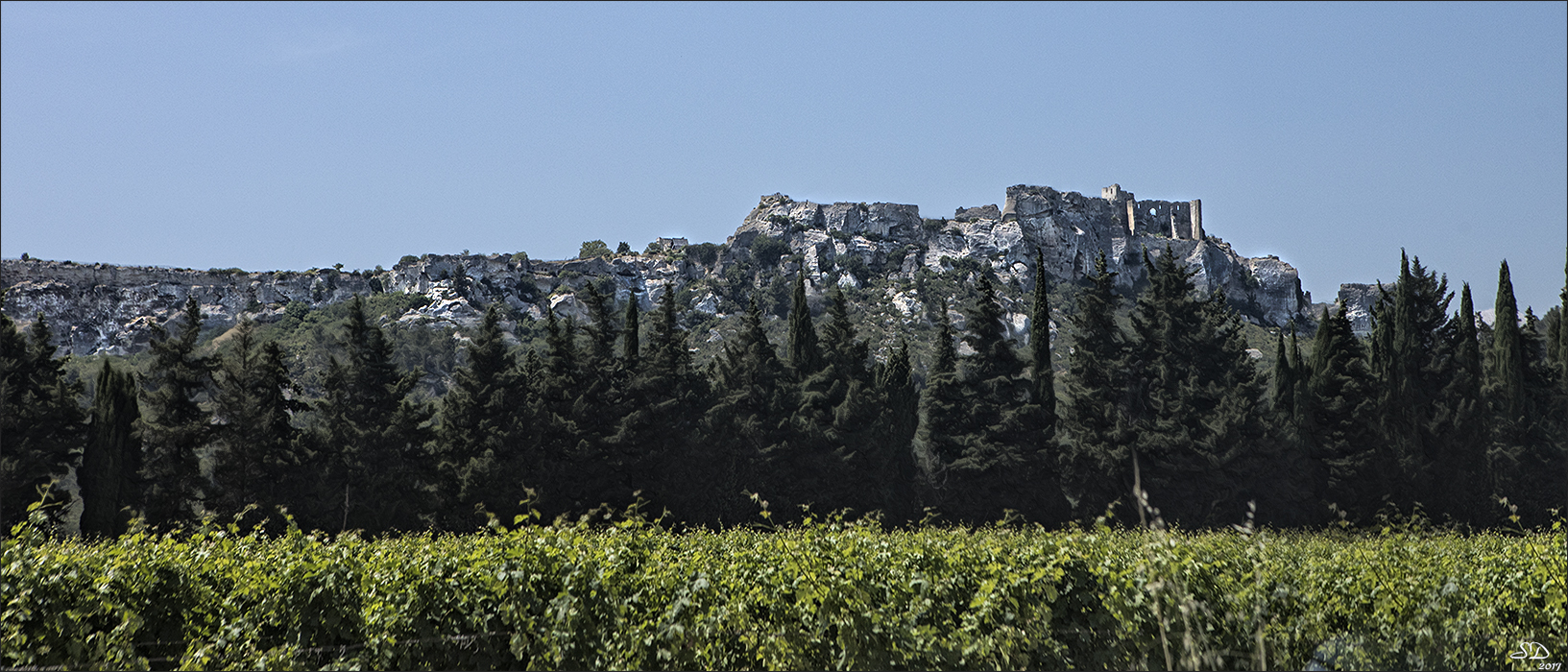 Sur la route des Baux de Provence 