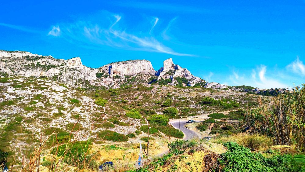 Sur la route des calanques