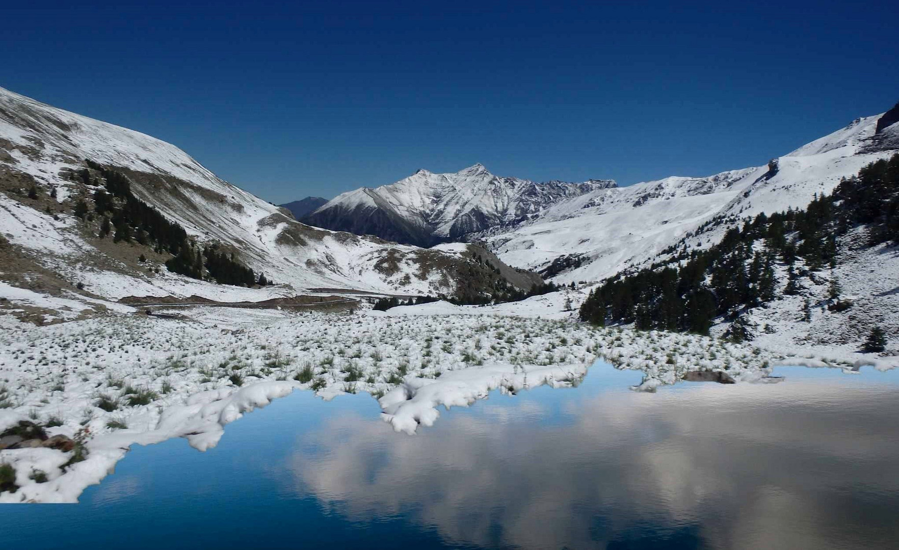 Sur la  route des grandes alpes