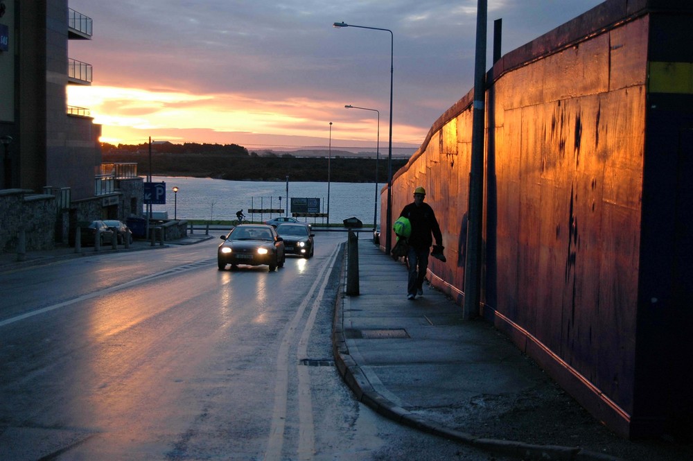 Sur la route du travail