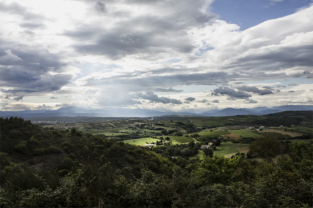 sur la route du Vallon d'Arc en Ardèche