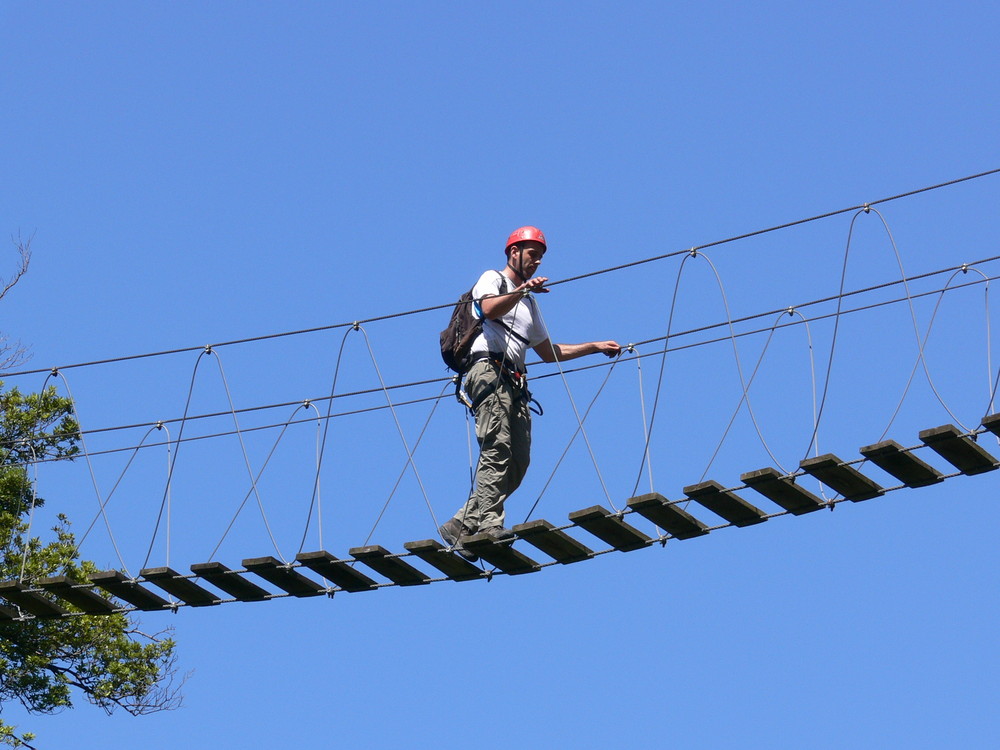 Sur la Via-Ferrata de Peille / Alpes-Maritimes