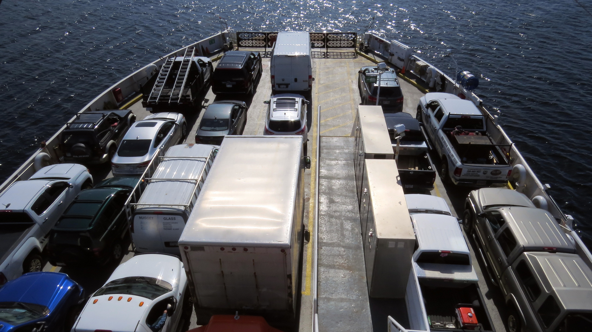 sur le ferry 