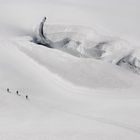 Sur le glacier