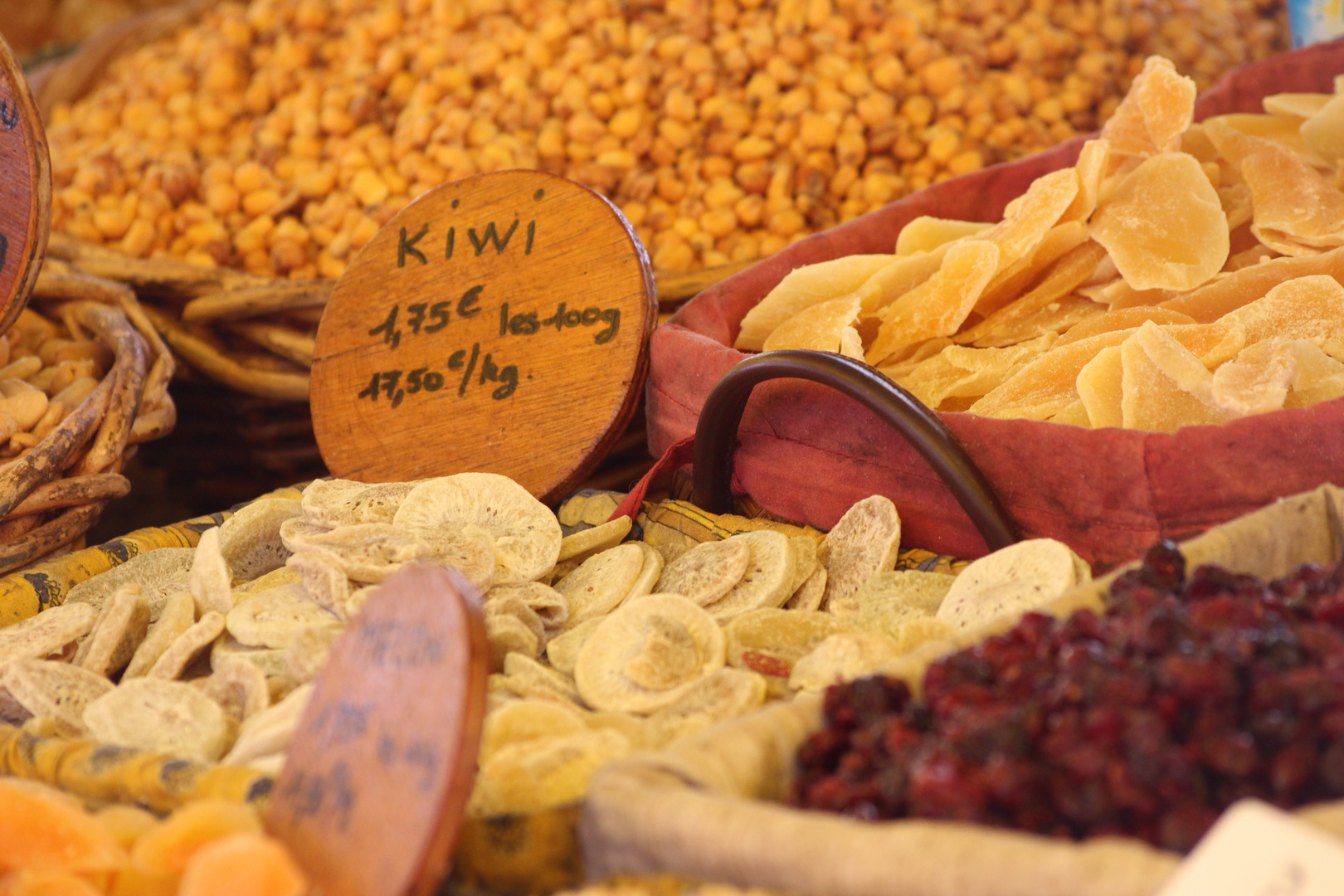 Sur le marché de l'Isle sur la Sorgue