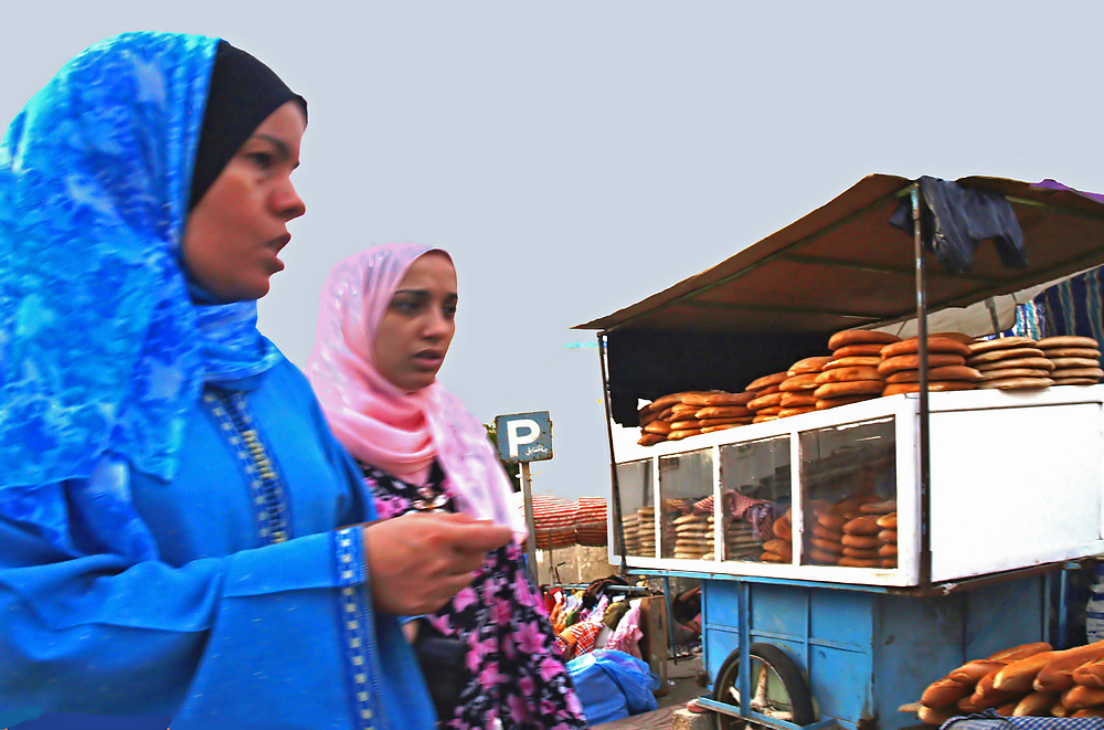 Sur le marché de Sidi Ifni -- Auf dem Markt von Sidi Ifni