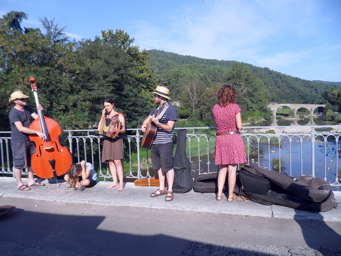 Sur le Pont de St Jean du Gard (30)