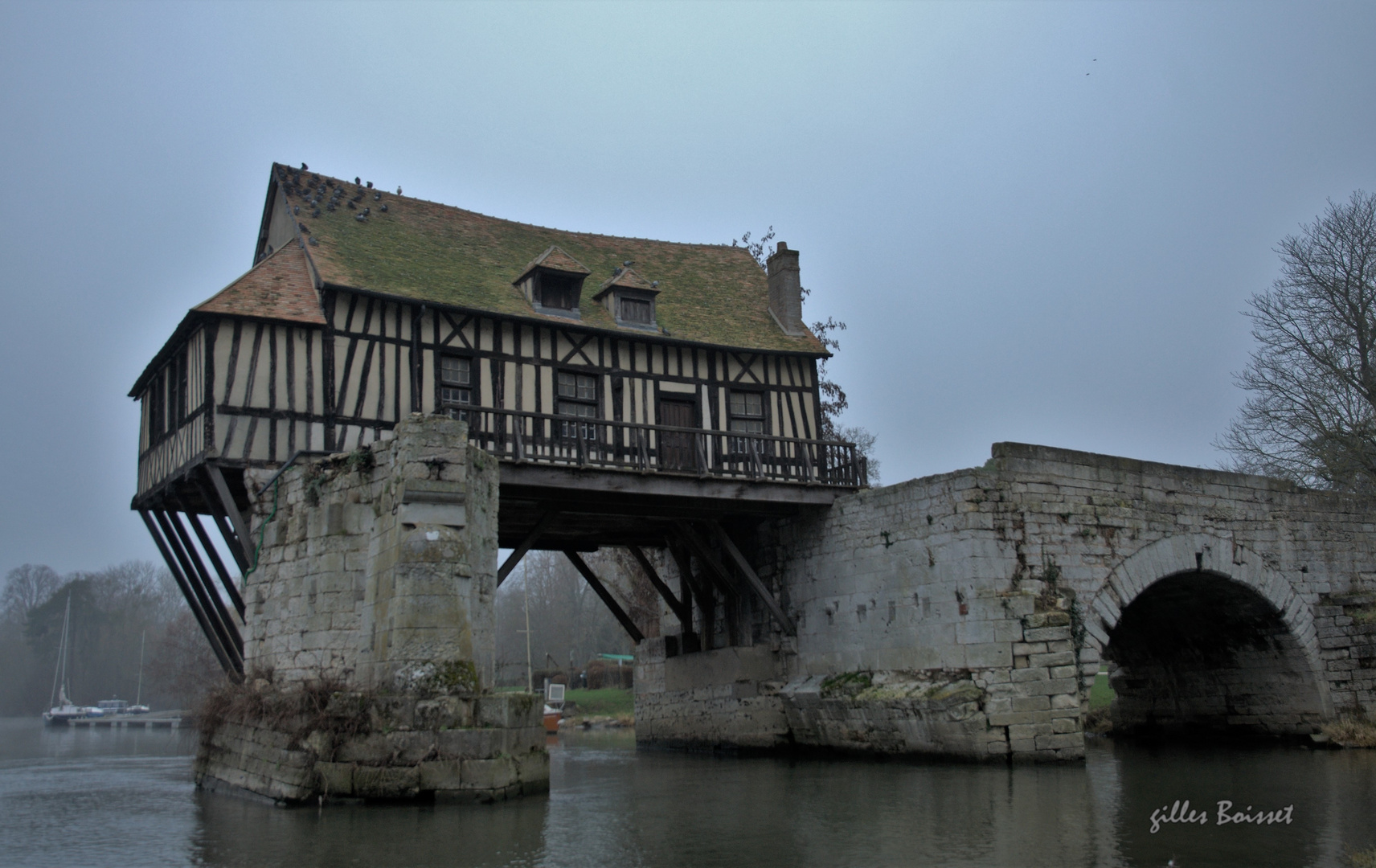 Sur le pont de Vernon....