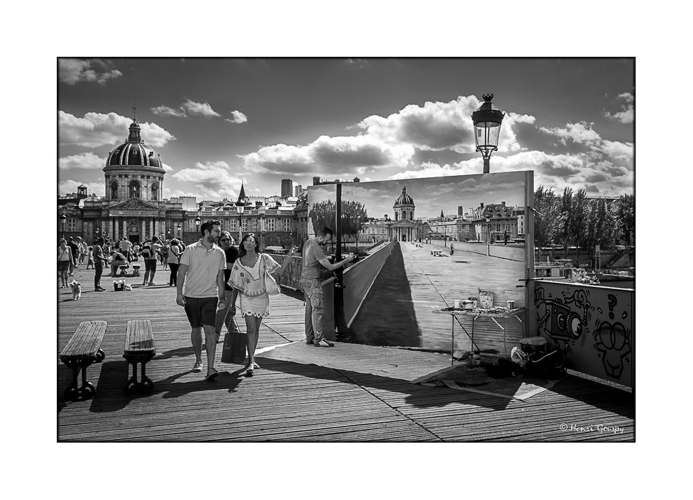 Sur le Pont des arts