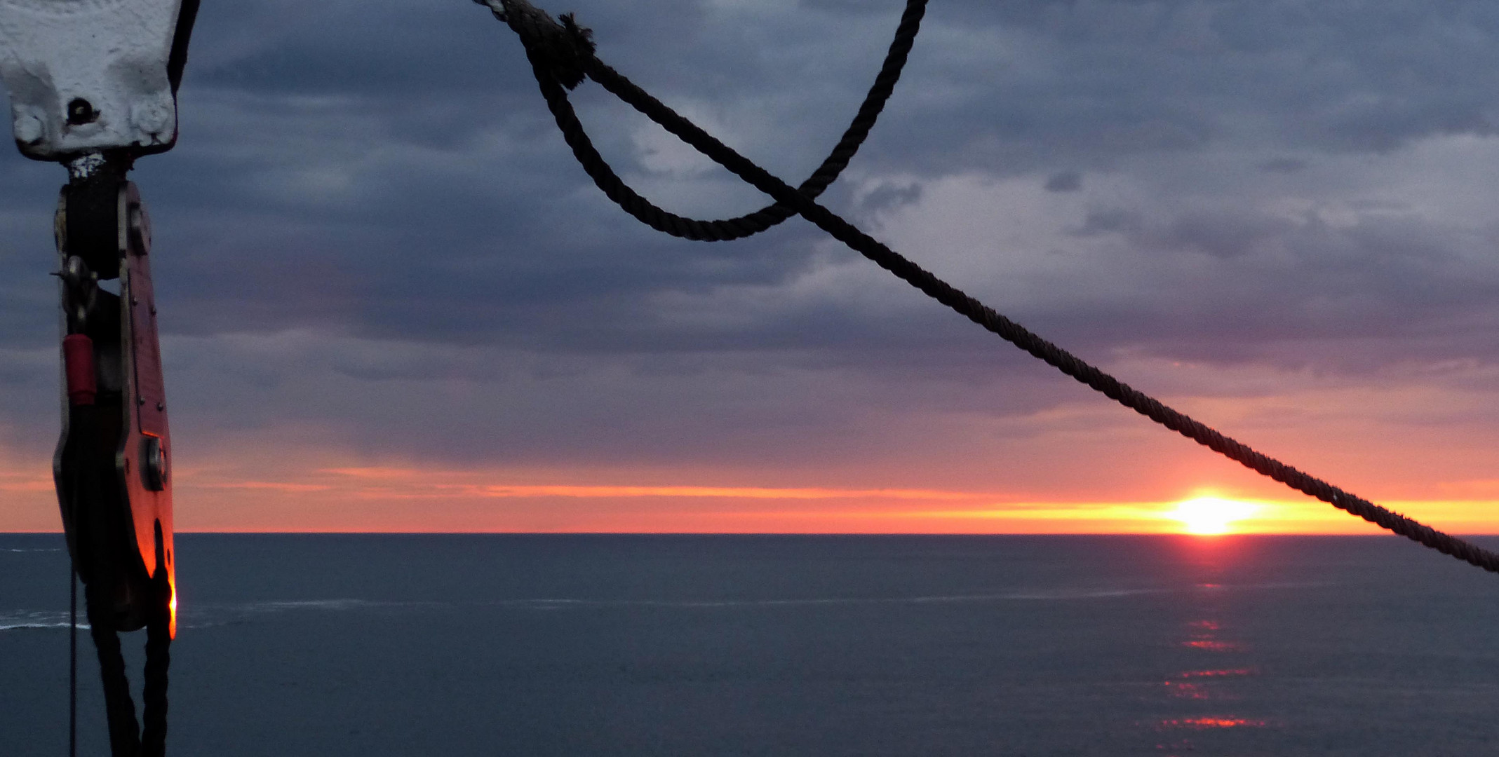 Sur le pont du bateau