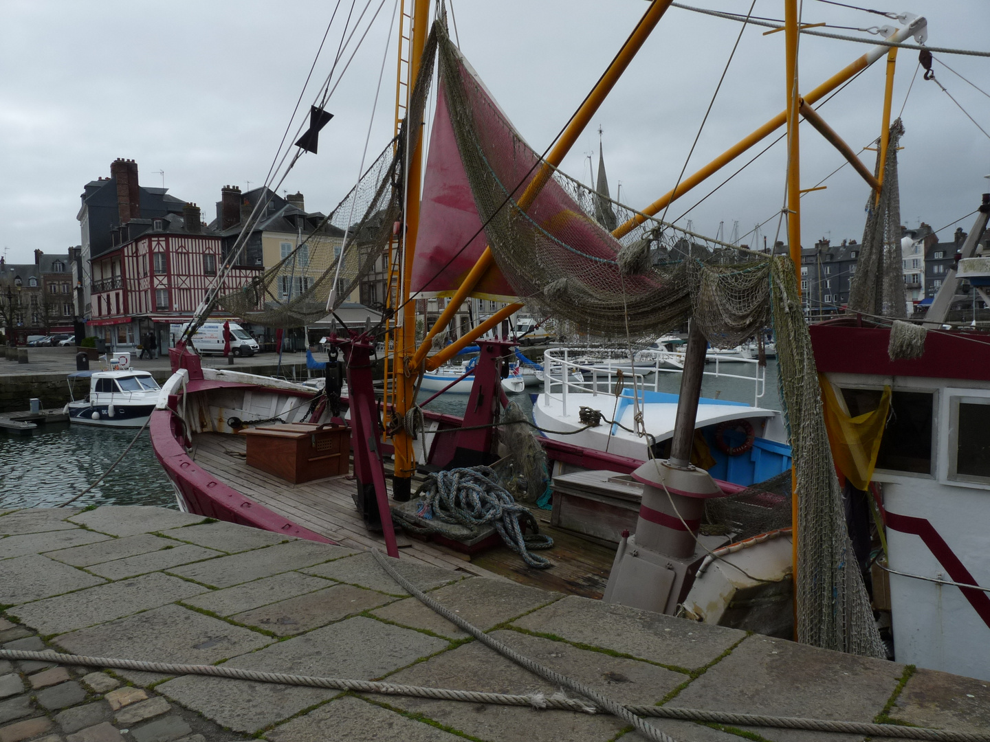 Sur le port de Honfleur