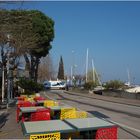 Sur le port de Moniga del Garda