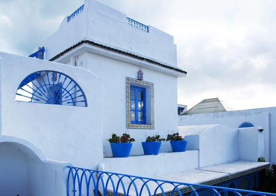 Sur le toit-terrasse du Musée Dar El Annabi  -  Sidi Bou Saïd