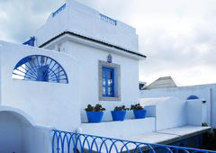 Sur le toit-terrasse du Musée Dar El Annabi  -  Sidi Bou Saïd