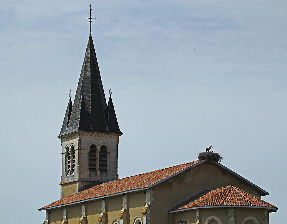 sur l'église !