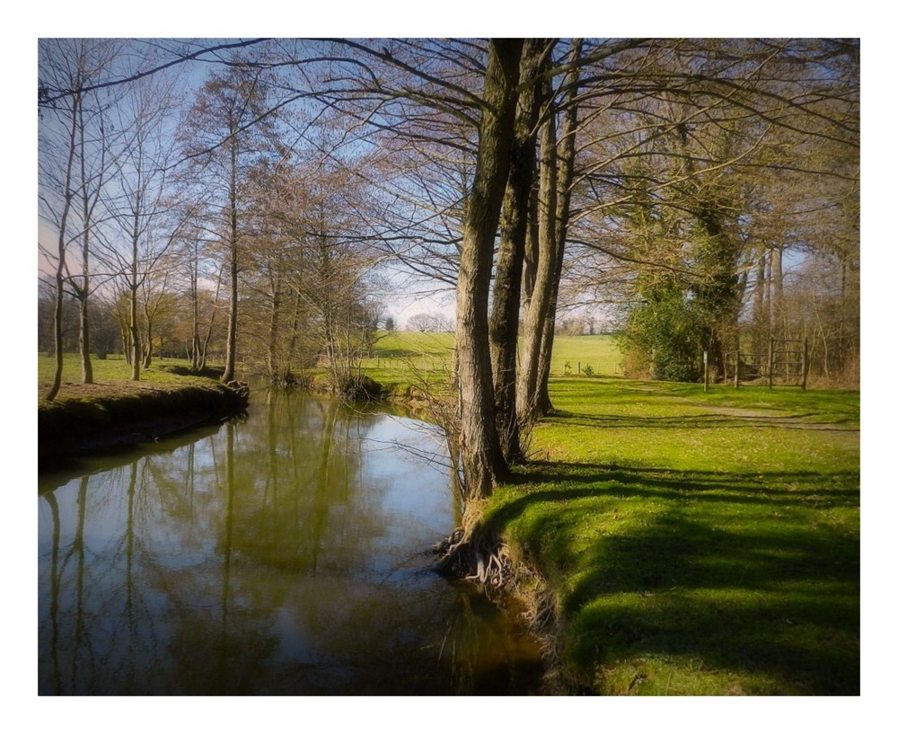 sur les bords de la rivière