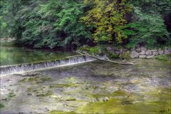 Sur les bords de l'Ain prés de Champagnole