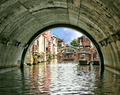 sur les canaux de la Venise chinoise, Suzhou