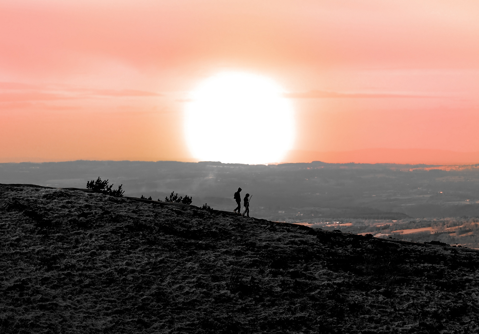 Sur les flancs du volcan