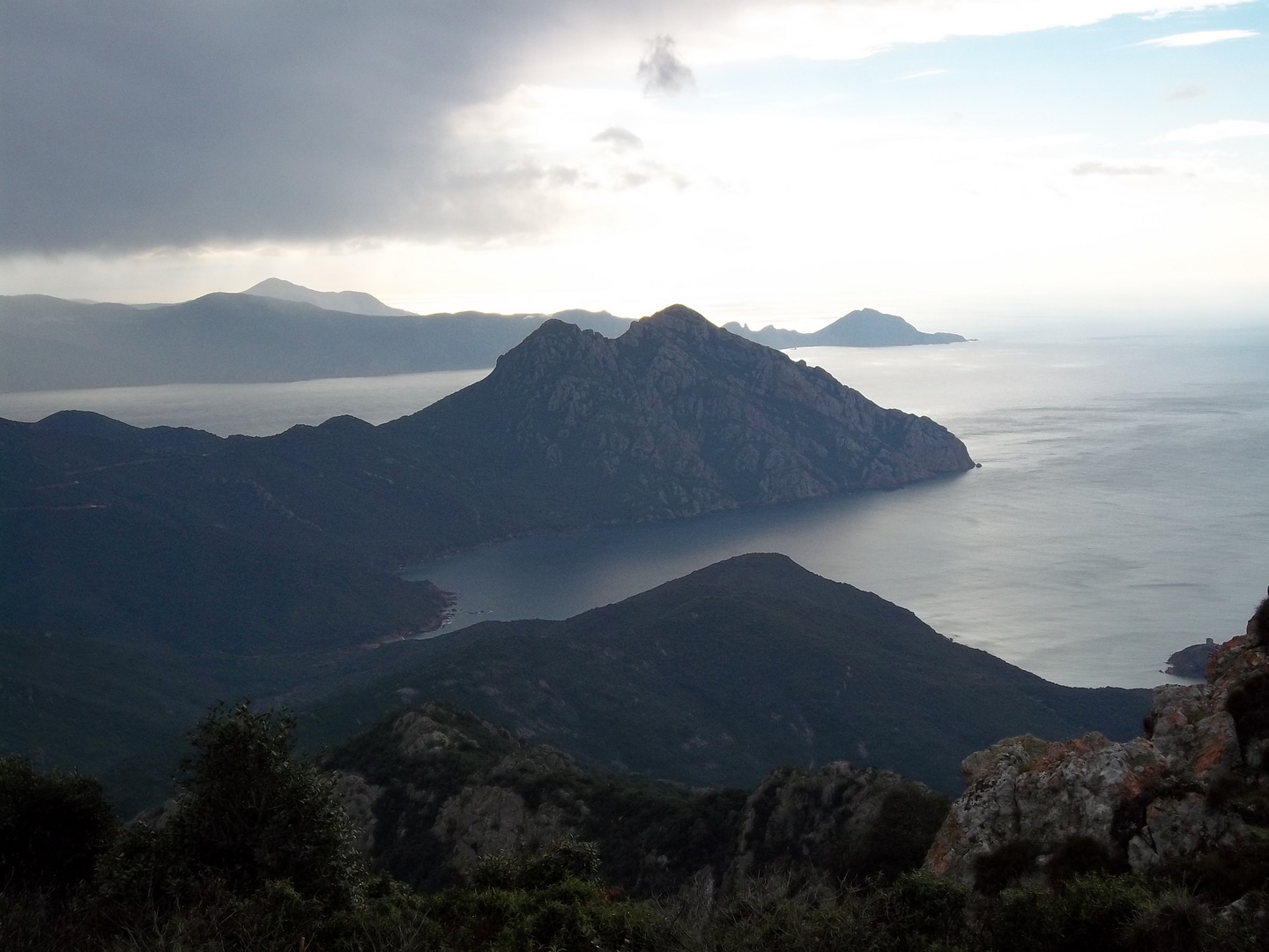 sur les hauteur de la corse