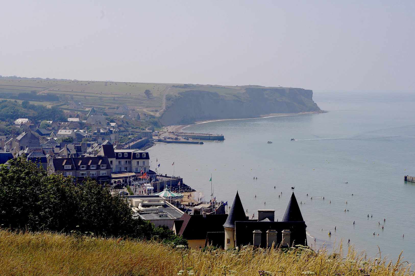 Sur les hauteurs d Arromanches