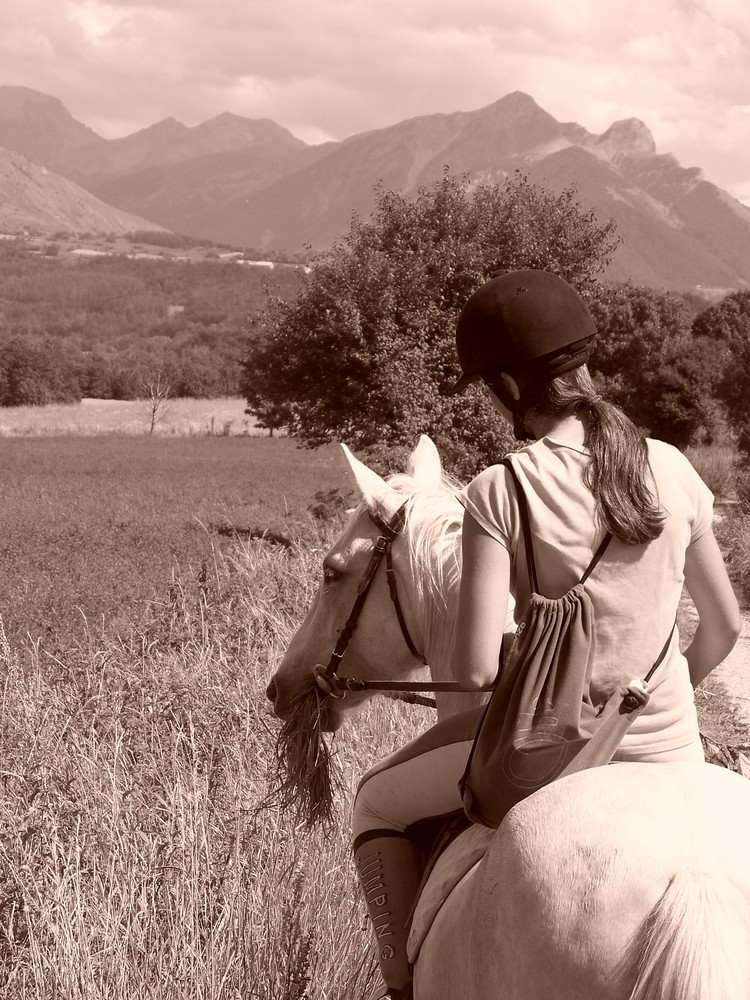 Sur les hauts chemins de montagne