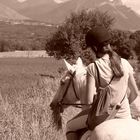 Sur les hauts chemins de montagne